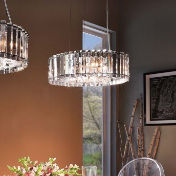Kichler - Κρεμαστό φωτιστικό μπάνιου LED CRYSTAL SKYE 8xG9/3W/230V IP44