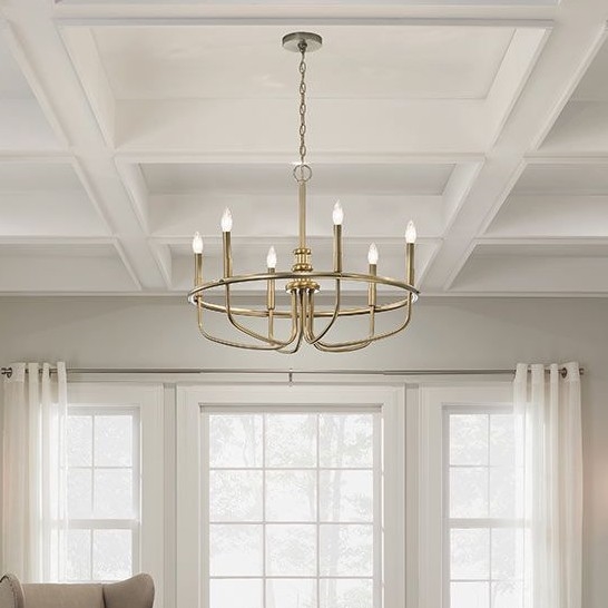 Kichler - Κρεμαστό φωτιστικό οροφής CAPITOL HILL 6xE14/40W/230V