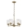 Kichler - Κρεμαστό φωτιστικό οροφής WINSLOW 5xE27/60W/230V διάμετρος 50,2 cm ορείχαλκος