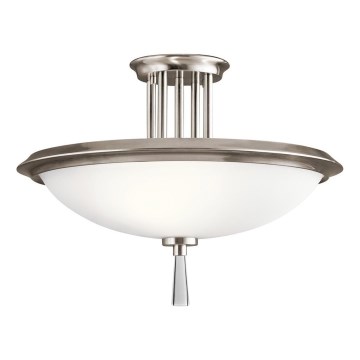 Kichler - Πλαφονιέρα οροφής DREYFUS 3xE27/60W/230V ματ χρώμιο
