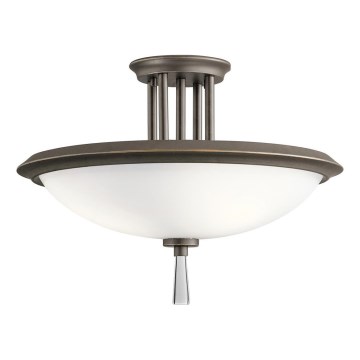 Kichler - Πλαφονιέρα οροφής DREYFUS 3xE27/60W/230V μπρονζέ