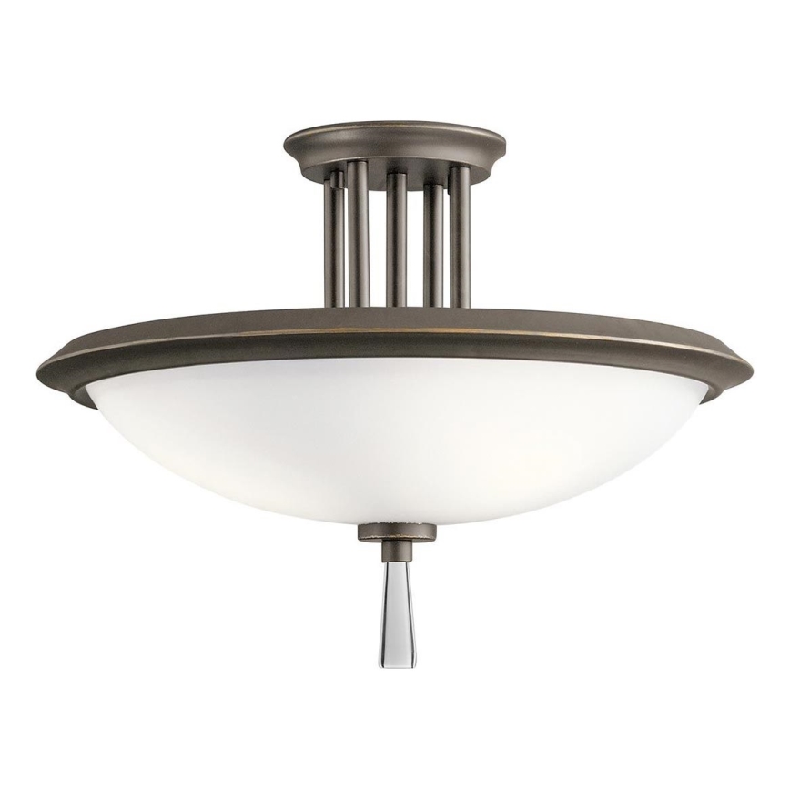 Kichler - Πλαφονιέρα οροφής DREYFUS 3xE27/60W/230V μπρονζέ