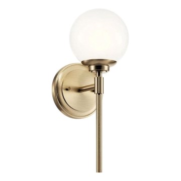 Kichler - Φωτιστικό τοίχου μπάνιου LED BENNO 1xG9/3W/230V IP44 ορείχαλκος