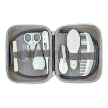 KikkaBoo -Μάρσιπος σετ 8 τμχ γκρι/μέντα