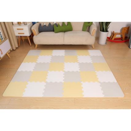 KINDERKRAFT - Αφρώνα παζλ LUNO 30 τεμ. γκρι/κίτρινο