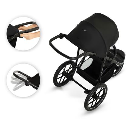 KINDERKRAFT - Αθλητικό παιδικό καρότσι HELSI2 μαύρο