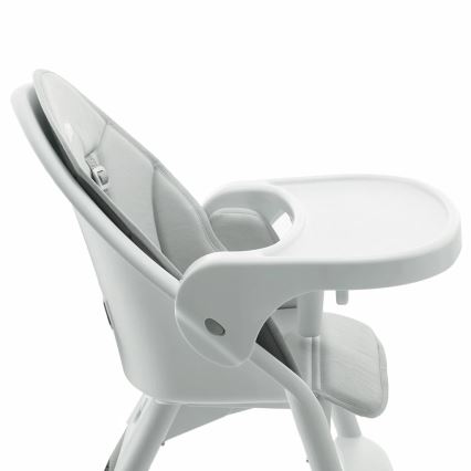 KINDERKRAFT - Καρεκλάκι φαγητού 2σε1 DINNLY γκρι