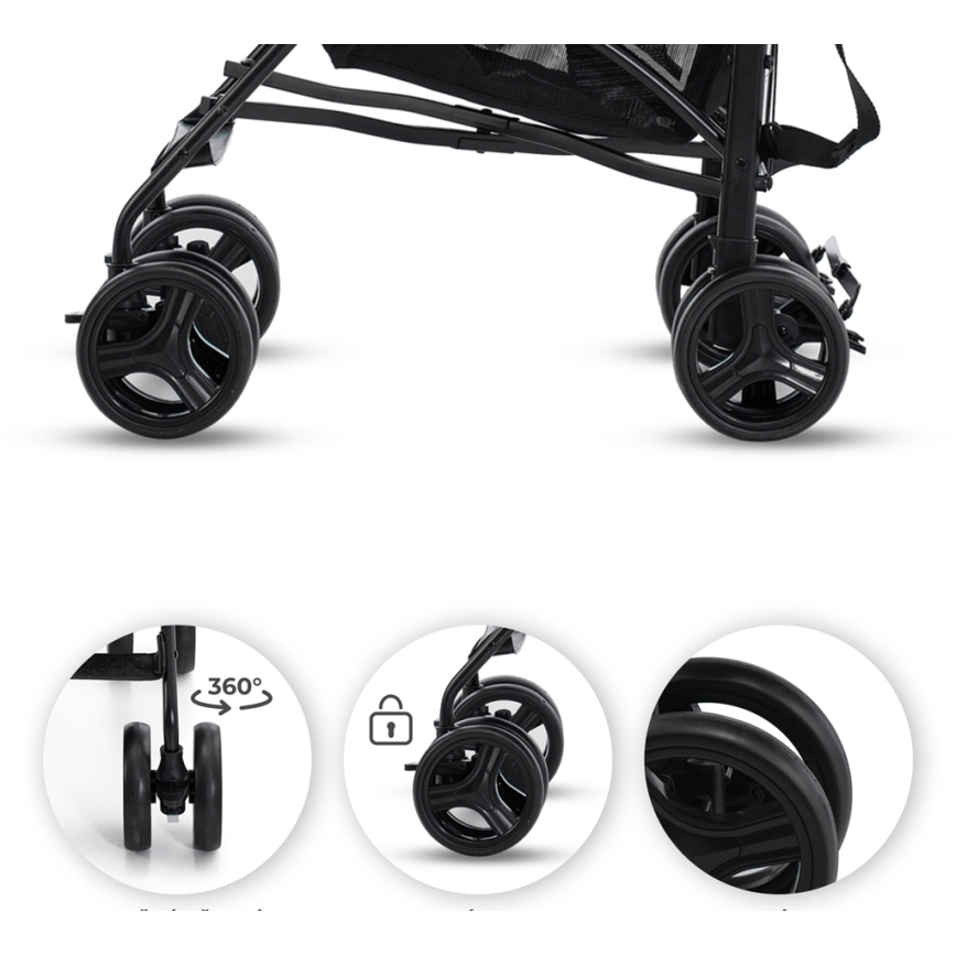 KINDERKRAFT - Καροτσάκι TIK Stone γκρι