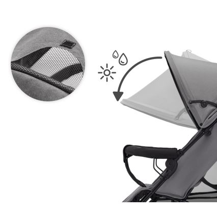 KINDERKRAFT - Καροτσάκι TIK Stone γκρι