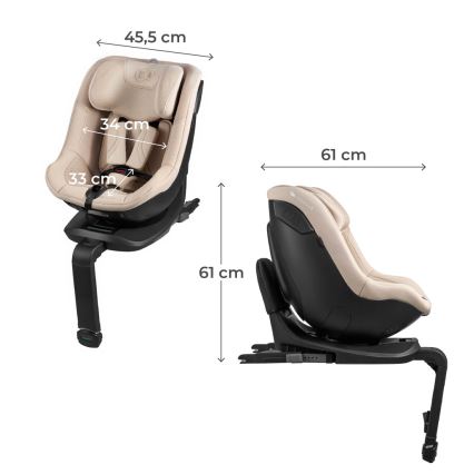 KINDERKRAFT - Κάθισμα αυτοκινήτου I-GUARD PRO i-Size 61-105 cm μπεζ