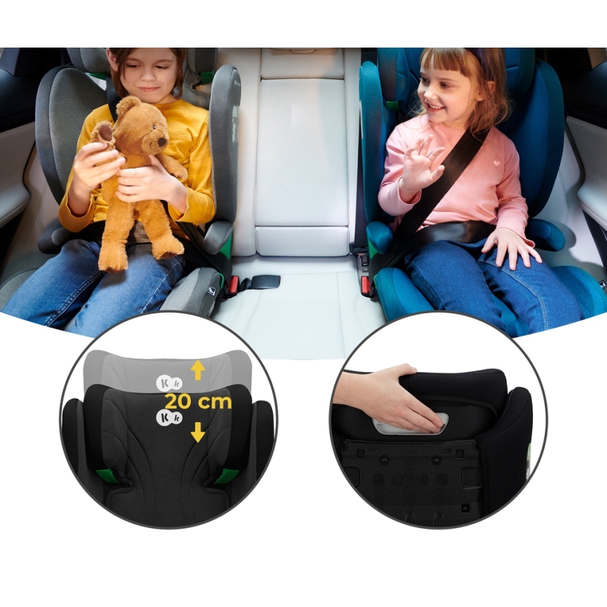 KINDERKRAFT - Κάθισμα αυτοκινήτου JUNIOR FIX 2 (100-150 cm) Graphite μαύρο