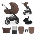 KINDERKRAFT - Συνδυαστικό καρότσι 3-σε-1 PRIME 3 Velvet Mocca