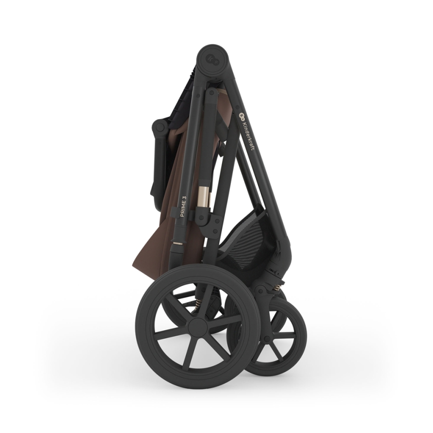 KINDERKRAFT - Συνδυαστικό καρότσι 3-σε-1 PRIME 3 Velvet Mocca