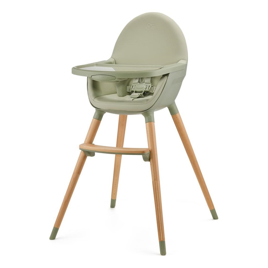 KINDERKRAFT - Παιδική καρέκλα φαγητού 2 σε 1 FINI2 οξιά/πράσινο