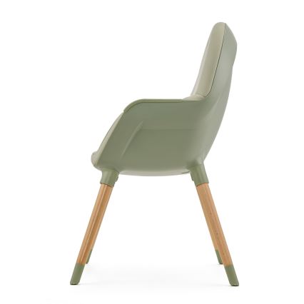 KINDERKRAFT - Παιδική καρέκλα φαγητού 2 σε 1 FINI2 οξιά/πράσινο