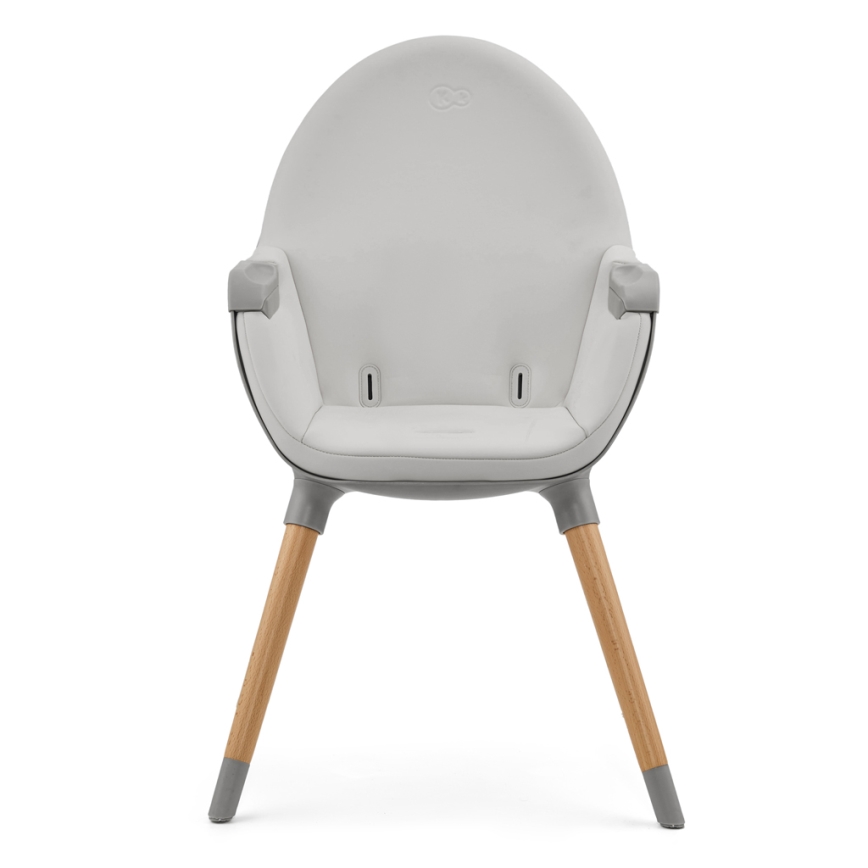 KINDERKRAFT - Παιδική καρέκλα φαγητού 2 σε 1 FINI2 οξιά/γκρι