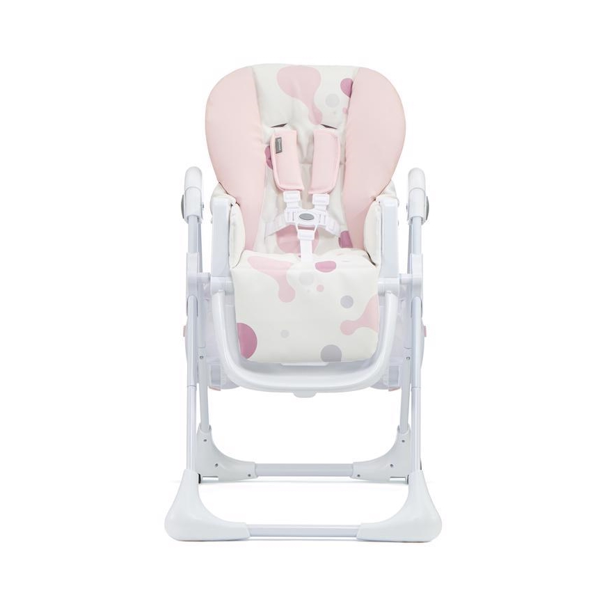 KINDERKRAFT - Παιδική καρέκλα φαγητού YUMMY ροζ/λευκό
