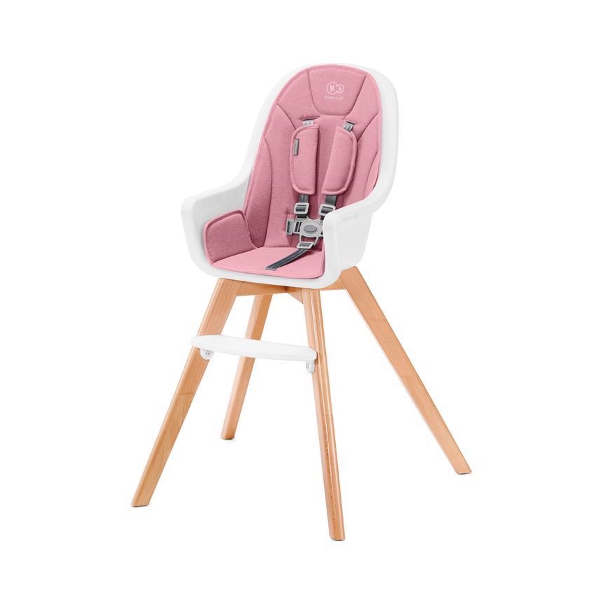 KINDERKRAFT - Παιδικό καρεκλάκι φαγητού 2σε1 TIXI ροζ