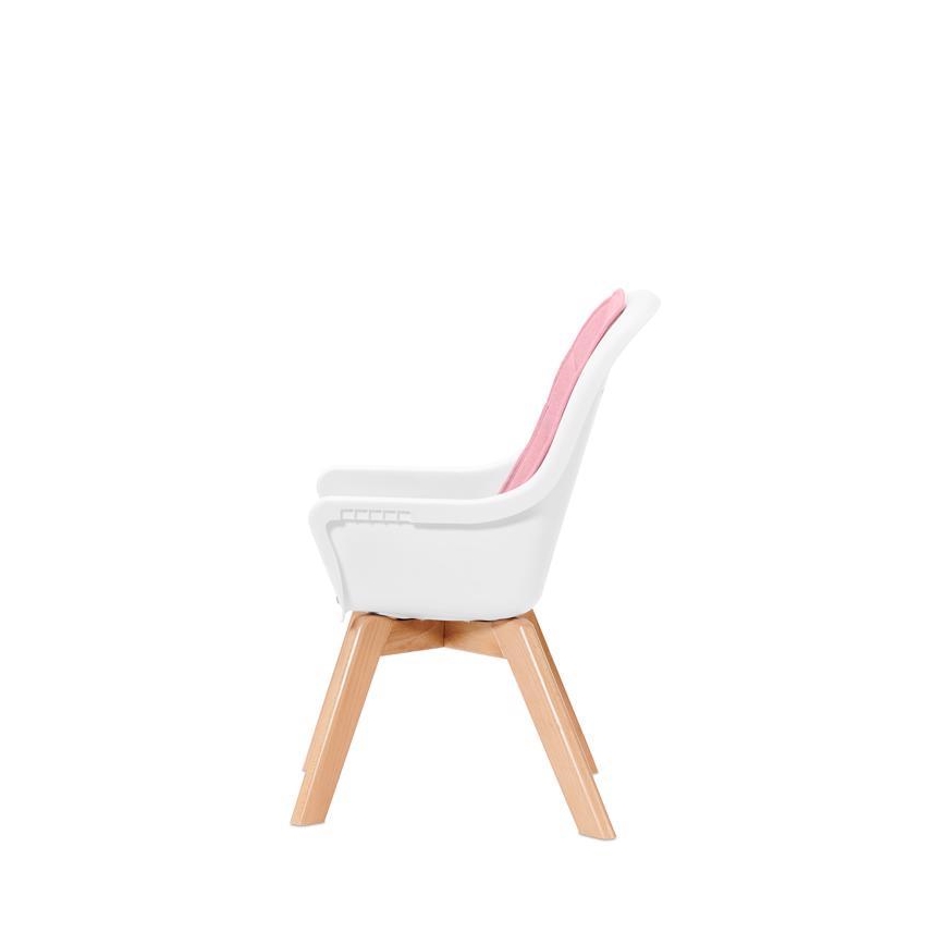 KINDERKRAFT - Παιδικό καρεκλάκι φαγητού 2σε1 TIXI ροζ