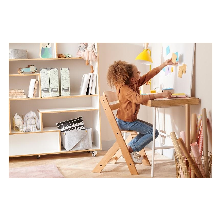 KINDERKRAFT - Παιδικό καρεκλάκι φαγητού ENOCK γκρι