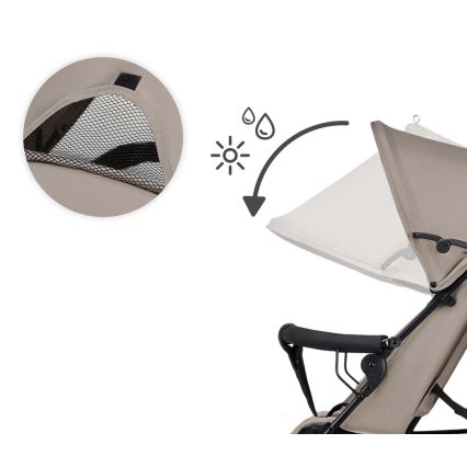 KINDERKRAFT - Παιδικό καρότσι γκολφ TIK σε μπεζ χρώμα