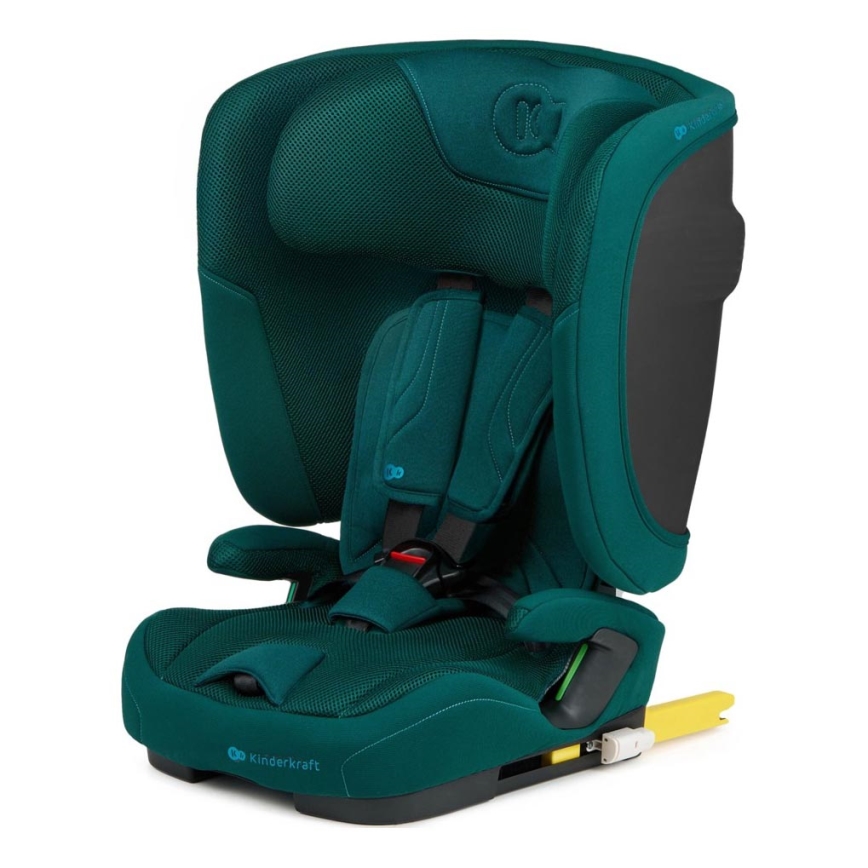 KINDERKRAFT - Παιδικό κάθισμα αυτοκινήτου FIX2GO i-Size 76-150 cm τυρκουάζ