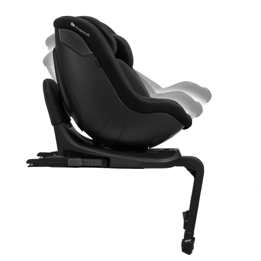 KINDERKRAFT - Παιδικό κάθισμα αυτοκινήτου I-GUARD i-Size 40-105 cm μαύρο