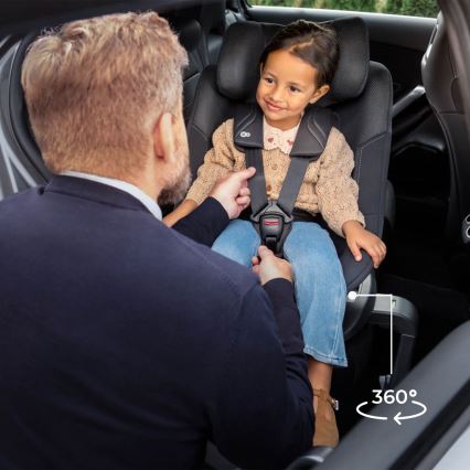 KINDERKRAFT - Παιδικό κάθισμα αυτοκινήτου I-GUARD PRO i-Size 61-105 cm μαύρο