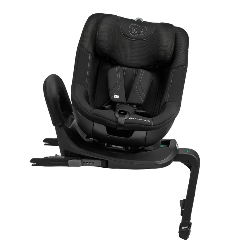 KINDERKRAFT - Παιδικό κάθισμα αυτοκινήτου I-GUARD PRO i-Size 61-105 cm με περιστρεφόμενη βάση, μαύρο