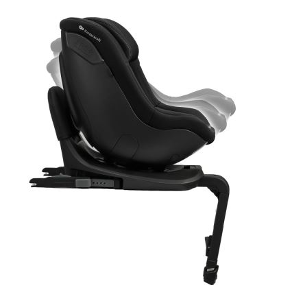 KINDERKRAFT - Παιδικό κάθισμα αυτοκινήτου I-GUARD PRO i-Size 61-105 cm με περιστρεφόμενη βάση, μαύρο