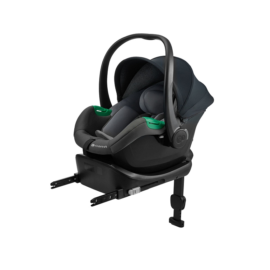 KINDERKRAFT - Παιδικό κάθισμα αυτοκινήτου MINK PRO 2 40-87 cm (0-13 kg) γκρίζο