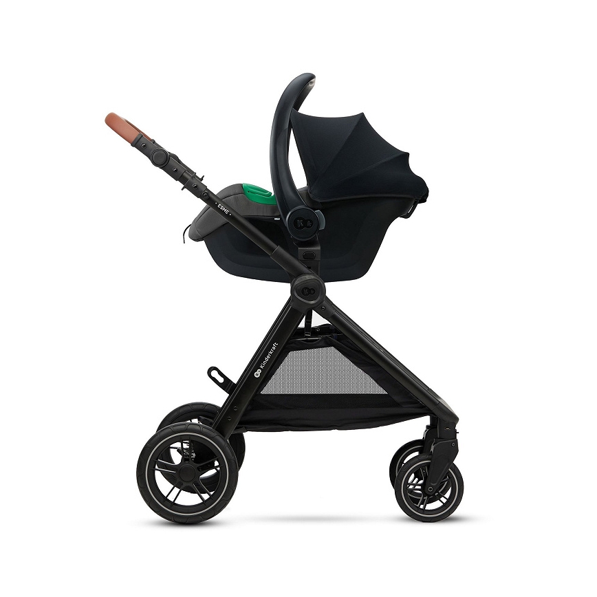 KINDERKRAFT - Παιδικό κάθισμα αυτοκινήτου MINK PRO 2 40-87 cm (0-13 kg) γκρίζο