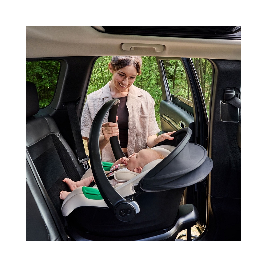 KINDERKRAFT - Παιδικό κάθισμα αυτοκινήτου MINK PRO 2 40-87 cm (0-13 kg) μπεζ