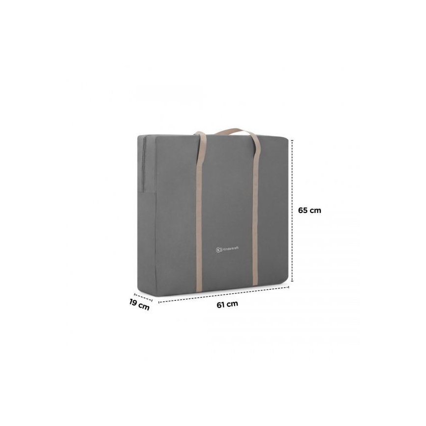 KINDERKRAFT - Παιδικό κρεβάτι 3 σε 1 LOVI γκρι