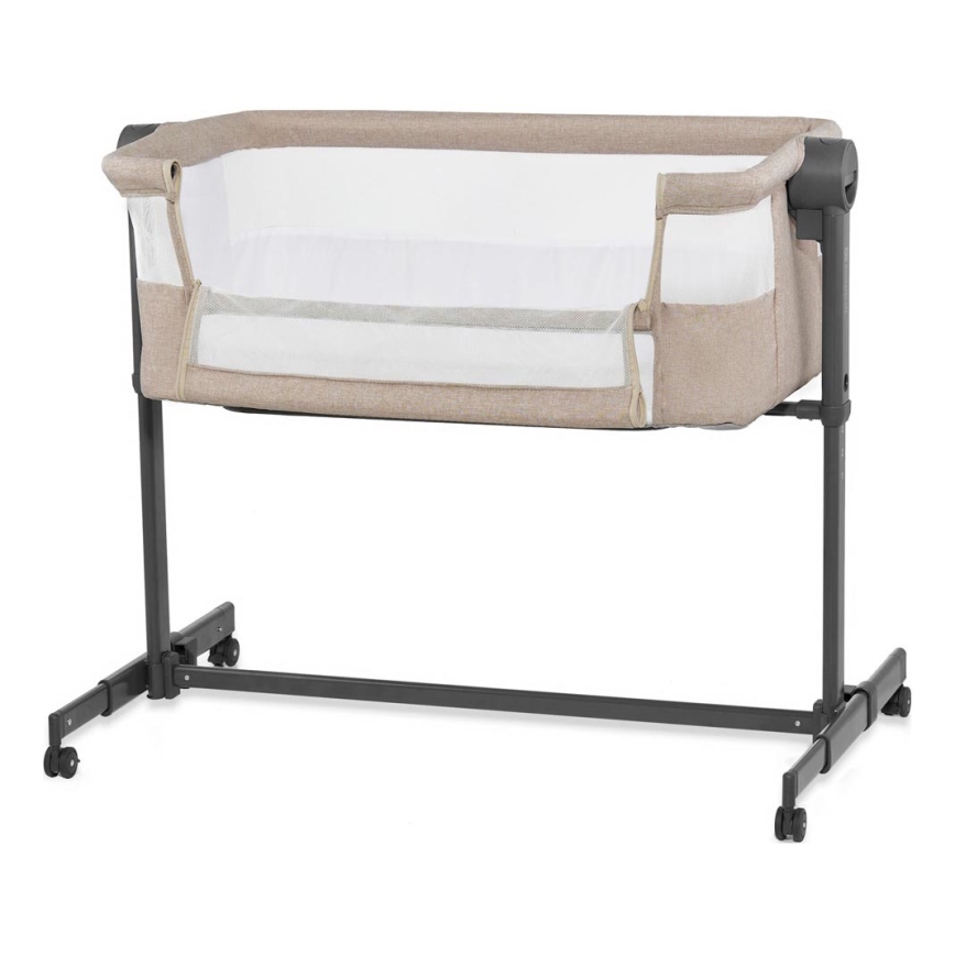 KINDERKRAFT - Παιδικό κρεβάτι NESTE UP 2 σε μπεζ χρώμα