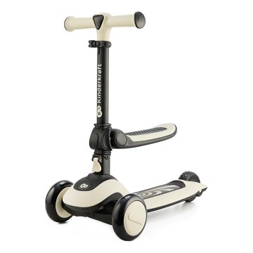 KINDERKRAFT - Παιδικό πατίνι 2 σε 1 HALLEY Stone white