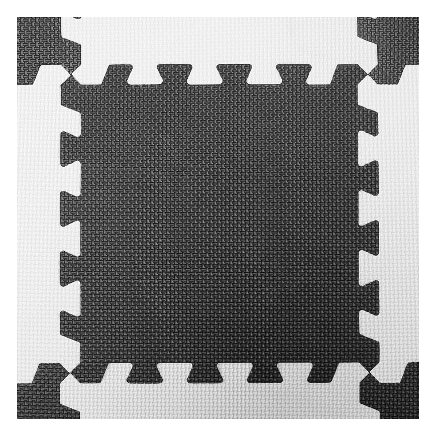 KINDERKRAFT - Παιδικό παζλ Δαπέδου LUNO 30τμχ μαύρο/λευκό