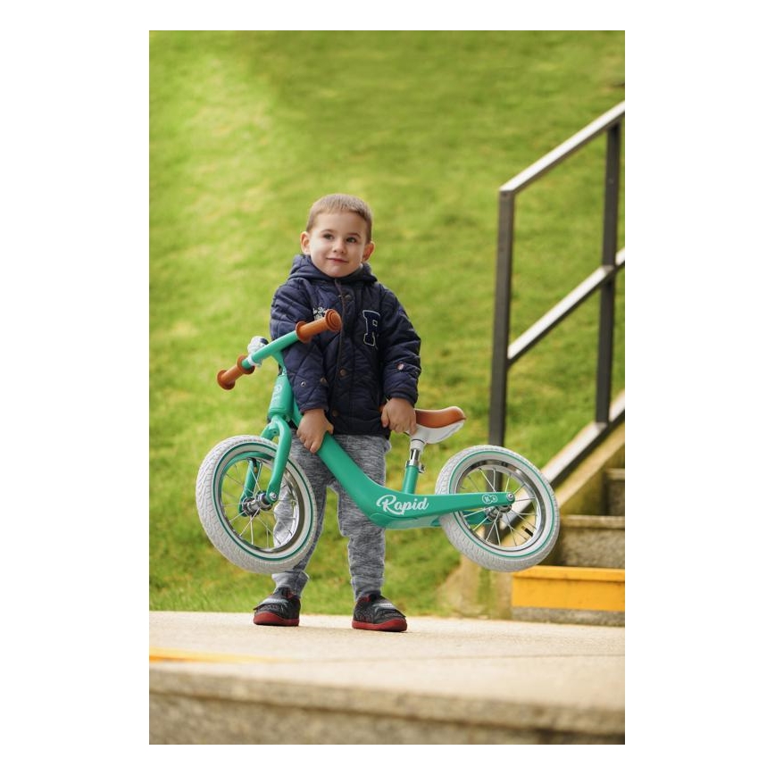 KINDERKRAFT - Παιδικό ποδήλατο ισορροπίας RAPID τιρκουάζ