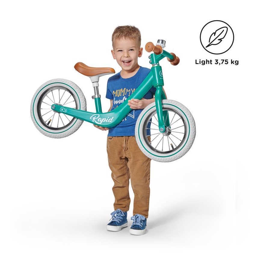 KINDERKRAFT - Παιδικό ποδήλατο ισορροπίας RAPID τιρκουάζ