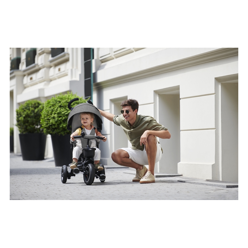 KINDERKRAFT - Παιδικό τρίκυκλο ποδήλατο AVEO γκρι