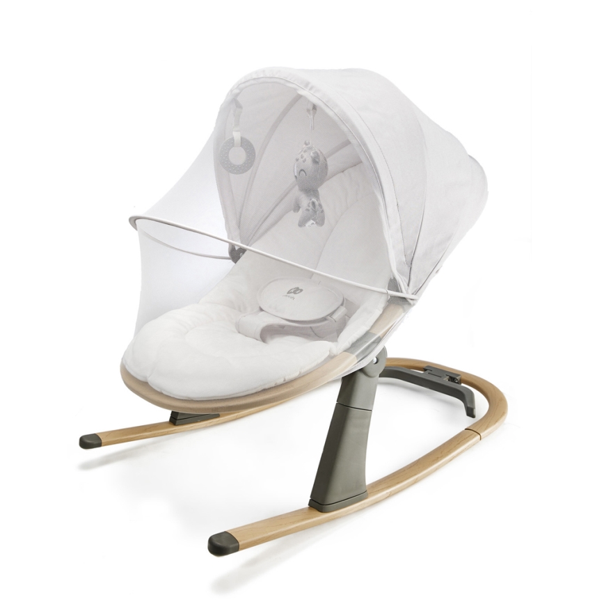 KINDERKRAFT - Παιδικό ξαπλωματάκι ELSU, γκρι