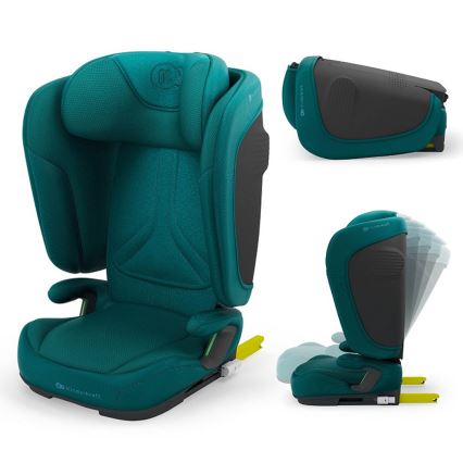 KINDERKRAFT - Πτυσσόμενο κάθισμα αυτοκινήτου UNITY 2 i-Size 100-150 cm τυρκουάζ
