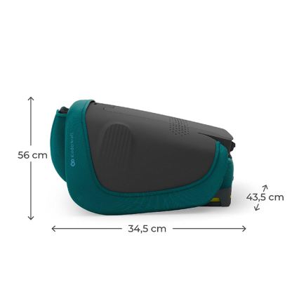 KINDERKRAFT - Πτυσσόμενο κάθισμα αυτοκινήτου UNITY 2 i-Size 100-150 cm τυρκουάζ
