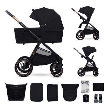 KINDERKRAFT - Πολυκαρότσι 2σε1 NEA 2 Midnight μαύρο