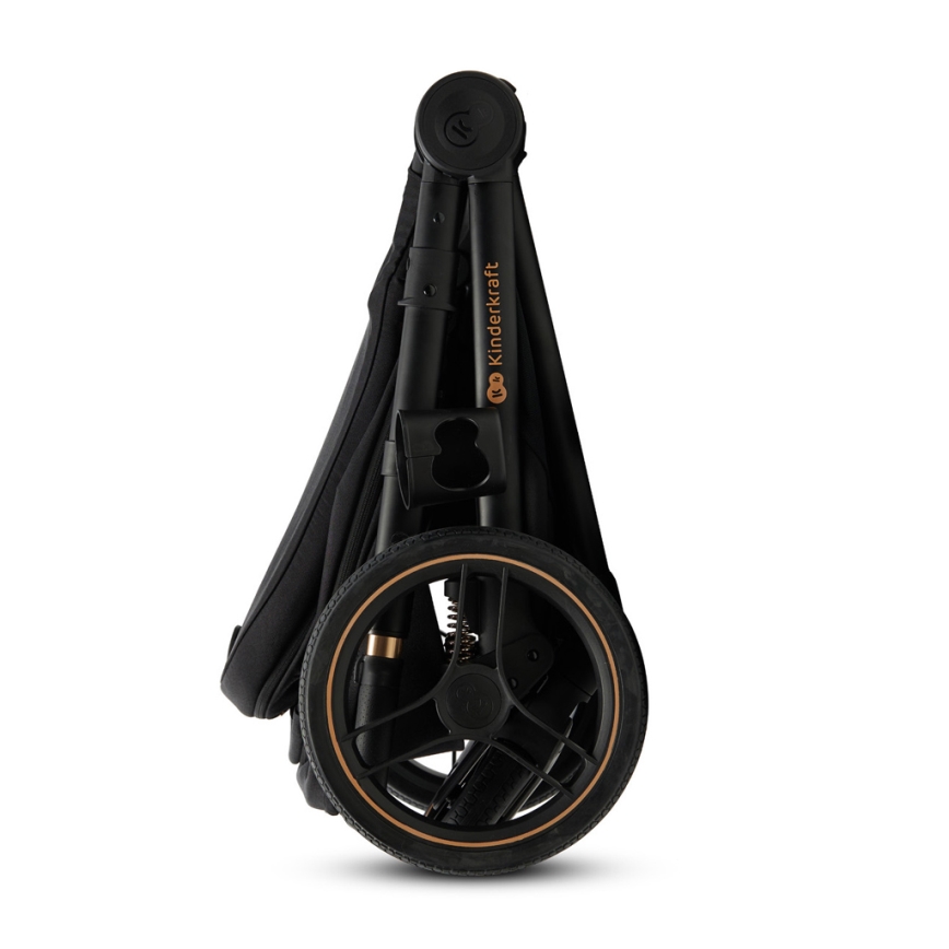 KINDERKRAFT - Πολυκαρότσι 2σε1 NEA 2 Midnight μαύρο