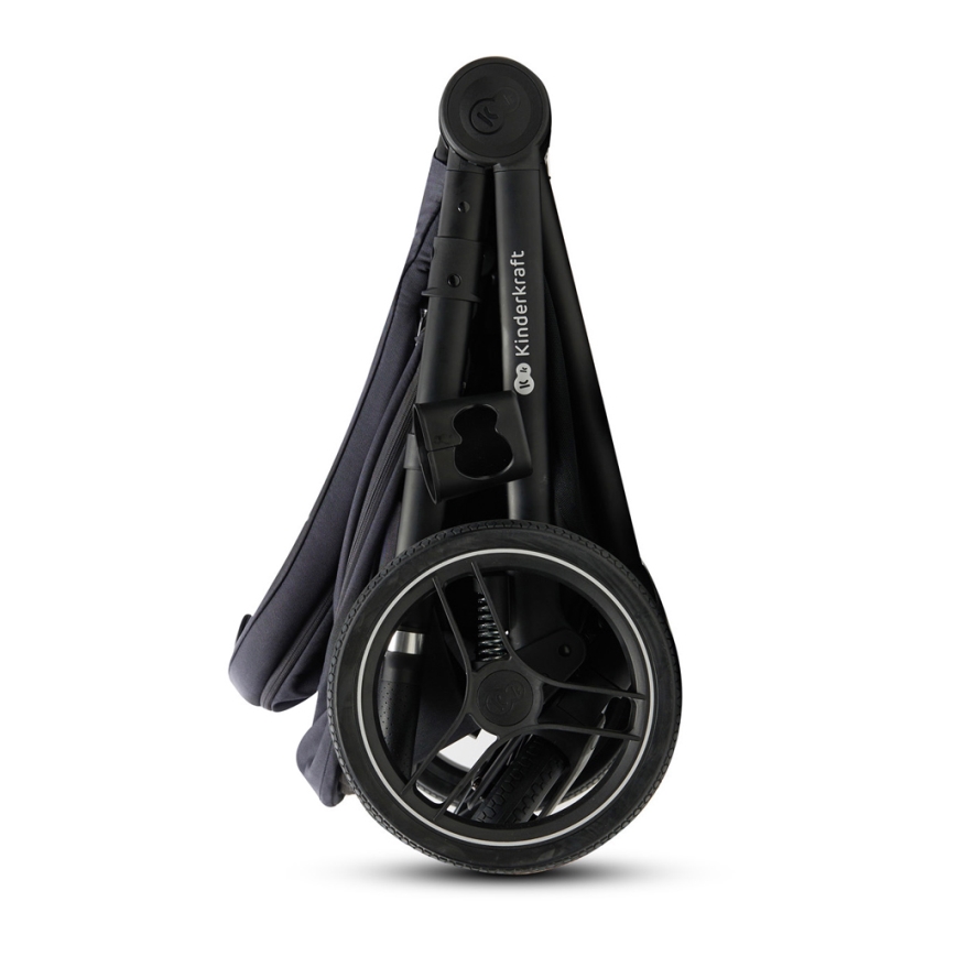 KINDERKRAFT - Πολυκαρότσι 2σε1 NEA 2 Σκούρο γκρι