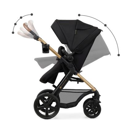 KINDERKRAFT - Πολυκαρότσι 3σε1 MOOV 2 Pure μαύρο + αυτοκίνητο seat MINK PRO