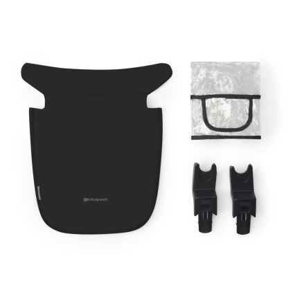 KINDERKRAFT - Πολυκαρότσι 3σε1 NEWLY Classic μαύρο  + κάθισμα αυτοκινήτου MINK PRO