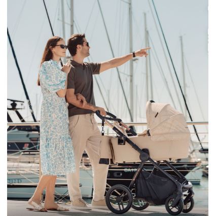 KINDERKRAFT - Πολυμορφικό καρότσι 2 σε 1 NEA 2 Dune Whisper Bizuu