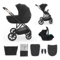KINDERKRAFT - Πολυμορφικό καρότσι 3-σε-1 PRIME 3 Venezian Black